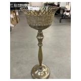 Silver-Plated Plant Stand