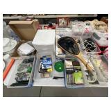 Assorted Hardware w/ Portable Grill