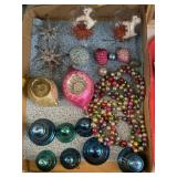 Mercury Glass and Vintage Ornaments