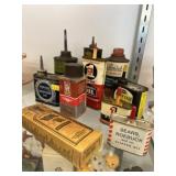 Grouping of Vintage Oil Cans
