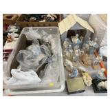 Nativity Figurines w/ (2) Mangers