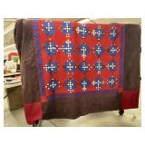 Contemporary Diamond Pattern Quilt