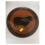 Ned Foltz Redware Plate
