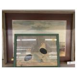 (2) Framed Watercolors