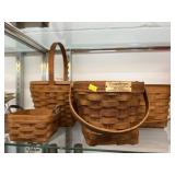(4) Longaberger Baskets