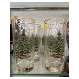 (8) Christmas Pattern Tumblers