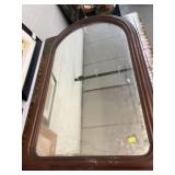 Framed Mirror w/ Abstract Art