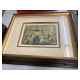 (2) 3D Framed Printed