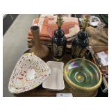 Art Pottery, Art Glass Bowl, Table Lights