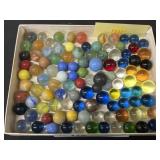 Glass and Agate Swirl Marbles