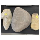 Native American Grooved Axe Head with Artifacts