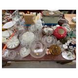 Pattern Glass and Serving Dishes