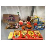 Vintage Toys, Noisemakers and Pencil Case