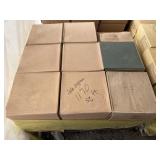 1,170 Sq. Ft. of Green Vinyl Floor Tiles