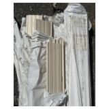 (12) Tan Vinyl 4" X 4"  Post Wraps