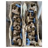 (20) 3/4" Brass Valves