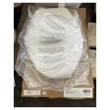 (3) White Oval Toilet Seats