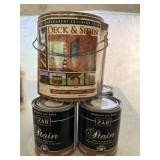 Redwood and Assorted Wood Stains