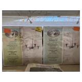 (2) 4-Arm Chandeliers