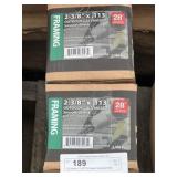 (2) Boxes of 2-3/8" 28 Gauge Galvanized Nails