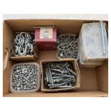 Carriage Bolts and S Hooks