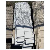 (11) Pieces of Light Blue Vinyl Siding