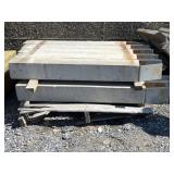 (10) 6" X 6" X 40" Concrete Post Piers