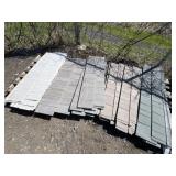 (23) Pieces of Vinyl Siding- Assorted Colors