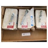 (3) Boxes of Wedge Anchor Systems