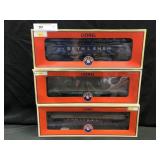 3 Lionel Freight Cars