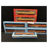 Milwaukee Road Locomotive w/ 5 Passenger Cars