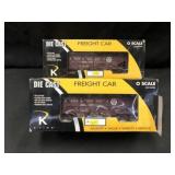 2 K-Line PRR Hopper Cars