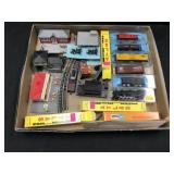 N Scale Locomotive w/ Asst Freight Cars and