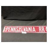 PRR Steel Sign