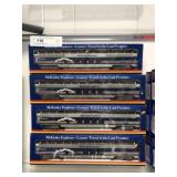 4 HO Scale Passenger Cars