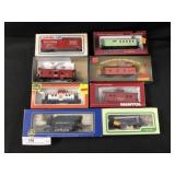 HO Scale Locomotive w/ Asst Freight Cars