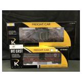 2 K-Line Freight Cars