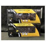 2 K-Line PRR Hopper Cars