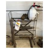 Wire Rack w/ Radiator Hose & Pump Sprayer