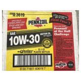 12 Qts. of Pennzoil 10W-30 Motor Oil