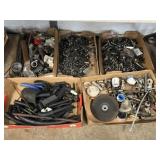 5 Boxes of Hardware & Hose Remnants