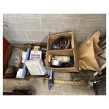 Assortment of Brake Pads, Wire & Hardware