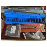 Assorted Sockets, Oxygen Sensor & Hand Tools