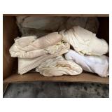 Box of Drop Cloths and Hand Towels