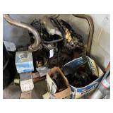 Disassembled 4-Cylinder Engine