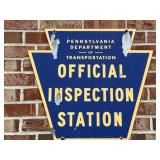 PA State Inspection Sign