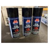 3 Cans of Gum Cutter