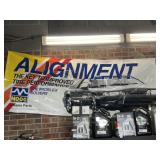 Vinyl Alignment Sign