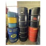 6 Metal Drums