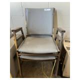 3 Vinyl Upholstered Chairs